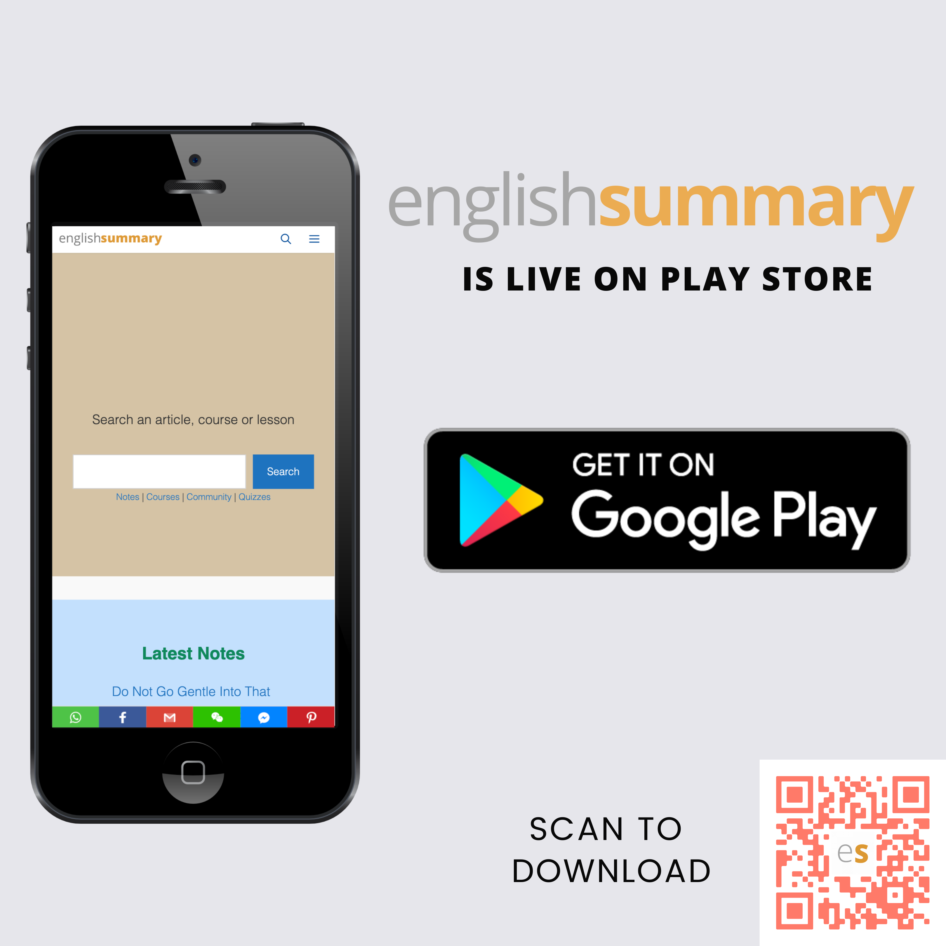 English Summary App 1